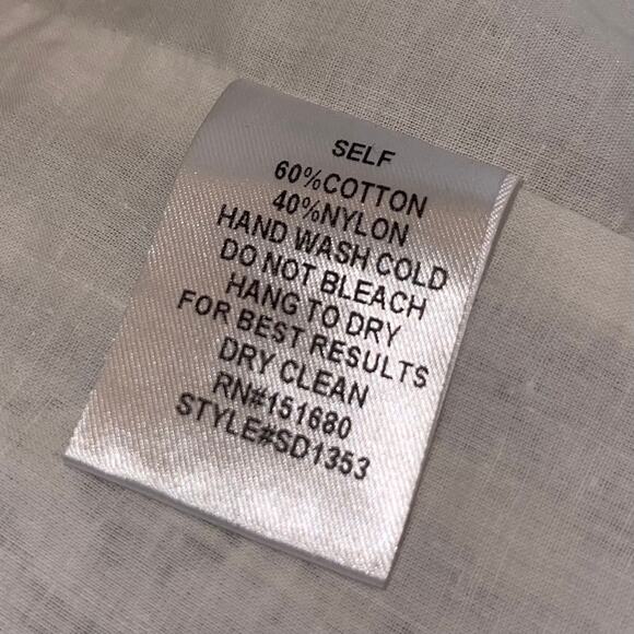 Storia Mini Dress Eyelette Lace Hook-and-Eye Shift - Picture 11 of 13